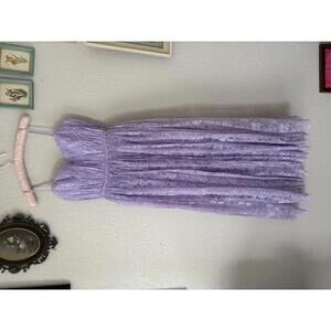 SAU LEE Selena lace dress in lavender size 6